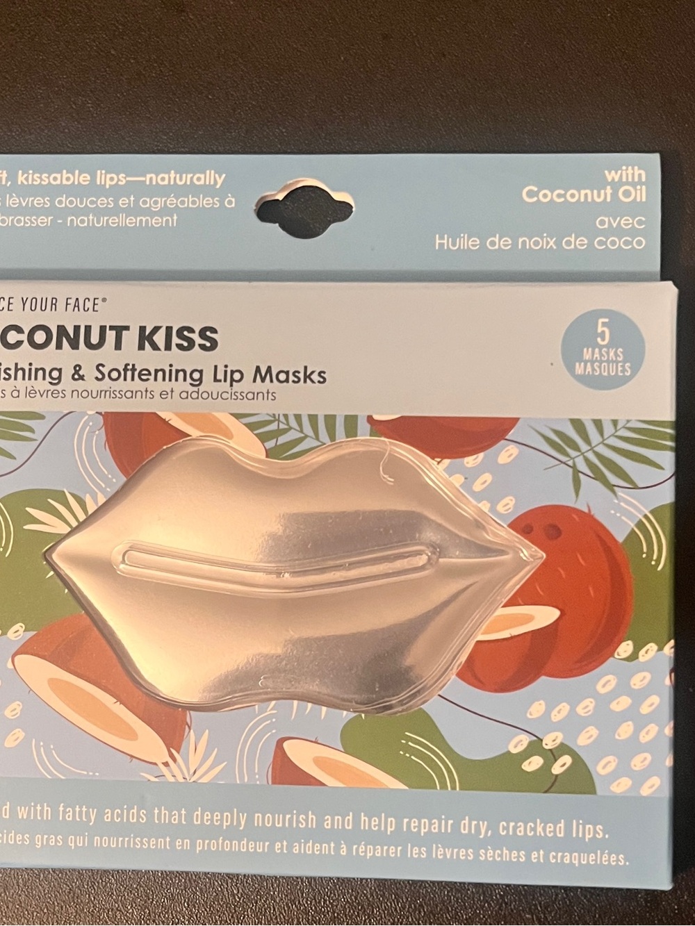 Coconut Kiss Nourishing & Softening Lip Masks - Silver